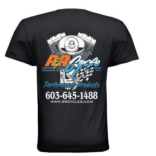 R&R Cycles Inc. Short Sleeve T-Shirt Eagle/Engine